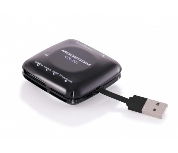 MODECOM CR-202 (SD/SDHC/Micro SD/MMC/xD/M2/MS/CF/SM/SIM) - 66695 - zdjęcie 2